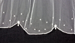 Veil - Pearl Embellishment - Multiple Layers with Finished Hem - 40" - VL-V127IV